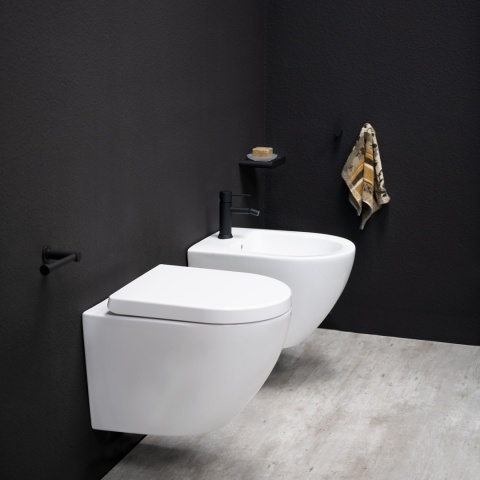 Ramon Soler Bateria bidetowa, czarny mat, ODISEA