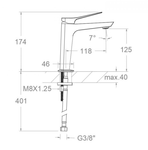Ramon Soler Bateria umywalkowa, chrom, PRISMA