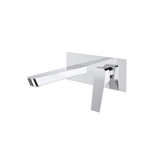 Ramon Soler Bateria umywalkowa podtynkowa ścienna, chrom, PRISMA z prostą wylewką