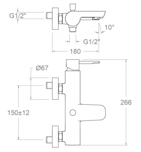 Ramon Soler Bateria wannowo-prysznicowa , szczotkowana miedź, ODISEA