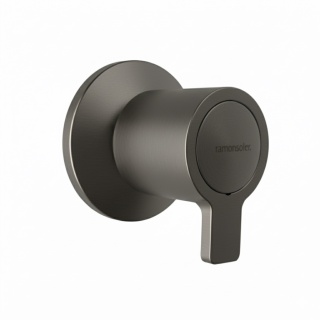 Ramon Soler Zawór odcinający-kątowy 1/2, grafit