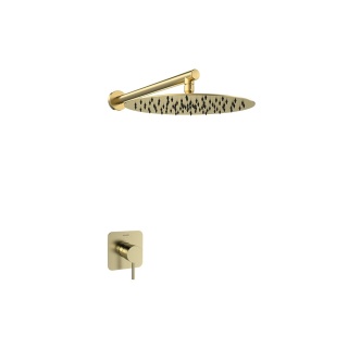 Ramon Soler Zestaw prysznicowy podtynkowy, szczotkowane złoto, ODISEA