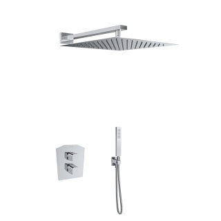 Ramon Soler Zestaw prysznicowy termostatyczny podtynkowy , chrom, PRISMA dwukierunkowy