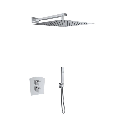 Ramon Soler Zestaw prysznicowy termostatyczny podtynkowy , chrom, PRISMA dwukierunkowy
