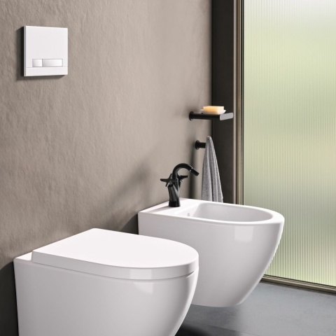 Ramon Soler Bateria bidetowa, czarny mat, ADAGIO