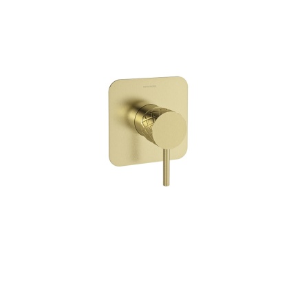 Ramon Soler Bateria prysznicowa podtynkowa, szczotkowane złoto, ODISEA JOYA