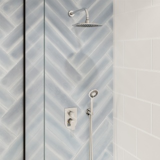 Ramon Soler Bateria prysznicowa podtynkowa, chrom, URBAN CHIC 3-wyjściowa