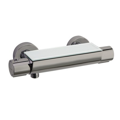 Ramon Soler Bateria prysznicowa termostatyczna, szczotkowana stal, URBAN CHIC