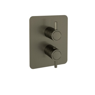 Ramon Soler Bateria prysznicowa termostatyczna podtynkowa, grafit, ODISEA JOYA jednowyjściowa