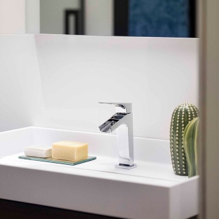 Ramon Soler Bateria umywalkowa z otwartą wylewką, chrom, URBAN CHIC