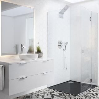 Ramon Soler Bateria umywalkowa XL, chrom, URBAN CHIC