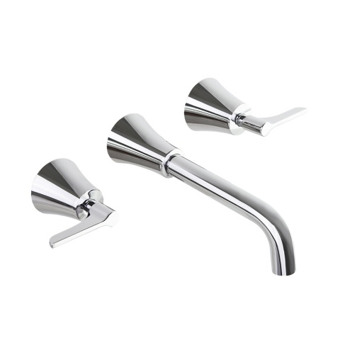 Ramon Soler Bateria umywalkowa podtynkowa ścienna dwuuchwytowa, chrom, ADAGIO