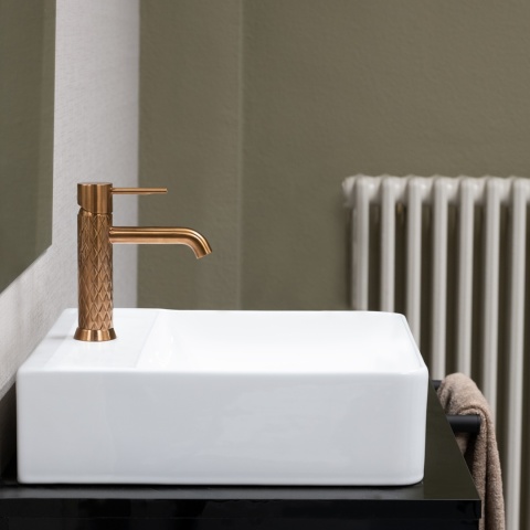 Ramon Soler Bateria umywalkowa, szczotkowana miedź, ODISEA JOYA