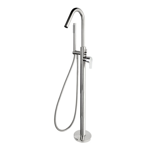 Ramon Soler Wolnostojąca bateria wannowa z zestawem prysznicowym, chrom, URBAN CHIC