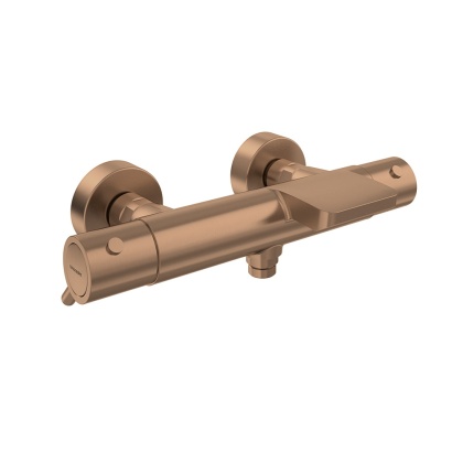 Ramon Soler Bateria wannowo-prysznicowa termostatyczna, szczotkowana miedź, ODISEA