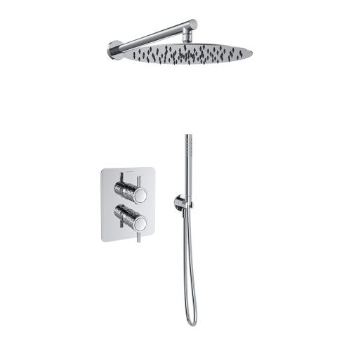 Ramon Soler Zestaw prysznicowy termostatyczny podtynkowy, chrom, ODISEA JOYA dwuwyjściowy