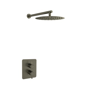 Ramon Soler Zestaw prysznicowy termostatyczny podtynkowy, grafit, ODISEA JOYA jednowyjściowy