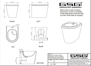 GSG bidet CRUISE salvia