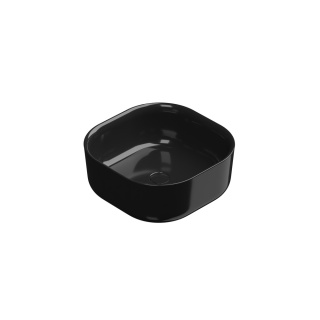 GSG umywalka kwadratowa 42cm HIT czarny połysk