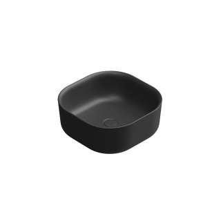 GSG umywalka kwadratowa 42cm HIT czarny mat