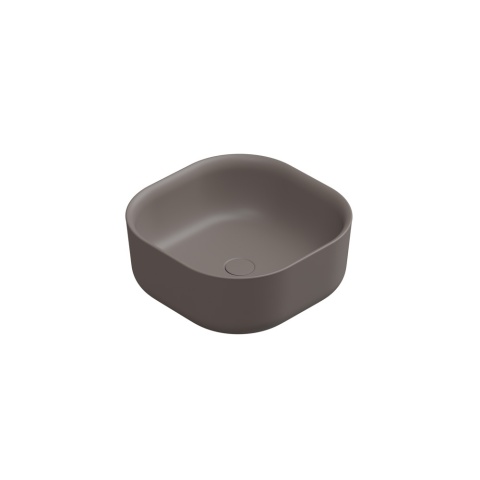 GSG umywalka kwadratowa 42cm HIT tortora