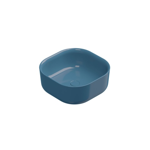 GSG umywalka kwadratowa 42cm HIT denim połysk