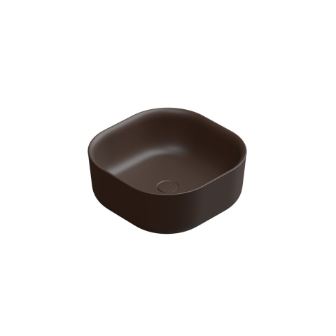 GSG umywalka kwadratowa 42cm HIT cacao
