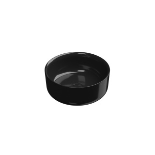 GSG umywalka okrągła 42cm HIT czarny połysk