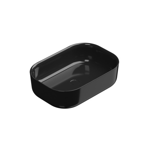 GSG umywalka prostokątna 60cm HIT czarny połysk