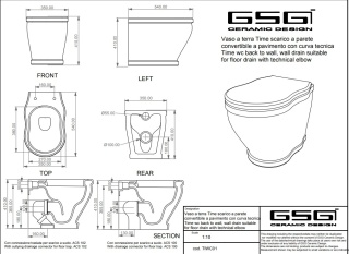 GSG miska WC TIME biały połysk