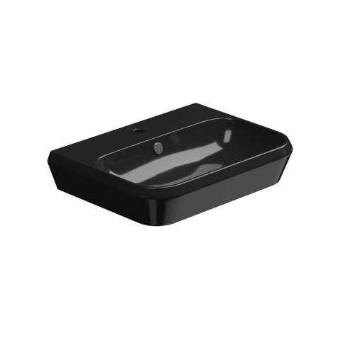 GSG umywalka 65cm CRUISE czarny połysk