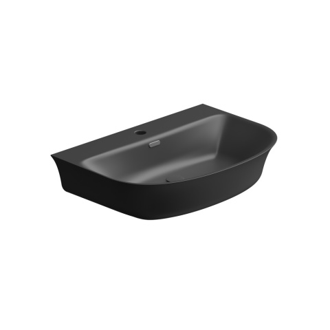 GSG umywalka 65cm FLUT czarny mat