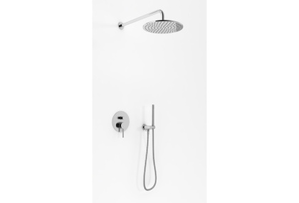 KOHLMAN zestaw prysznicowy z deszczownicą 30cm AXEL chrom
