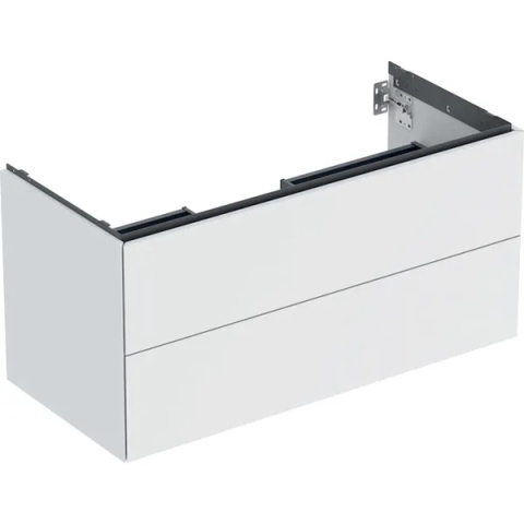 GEBERIT ONE Szafka pod umywalkę 105 cm, z dwoma szufladami, biały mat