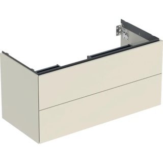 GEBERIT ONE Szafka pod umywalkę 105 cm, z dwoma szufladami, piaskowoszary