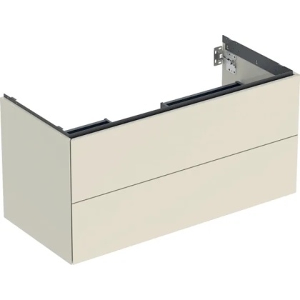 GEBERIT ONE Szafka pod umywalkę 105 cm, z dwoma szufladami, piaskowoszary