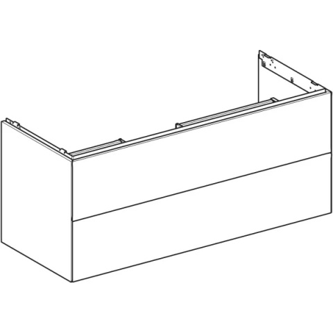 GEBERIT ONE Szafka pod umywalkę 120 cm, z dwoma szufladami, lava