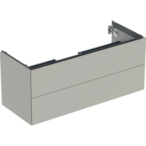 GEBERIT ONE Szafka pod umywalkę 120 cm, z dwoma szufladami, szarobeżowy