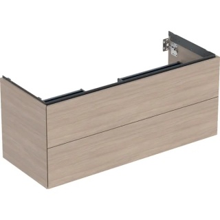 GEBERIT ONE Szafka pod umywalkę 120 cm, z dwoma szufladami, dąb