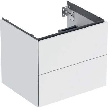 GEBERIT ONE Szafka pod umywalkę 60 cm, z dwoma szufladami, biały mat