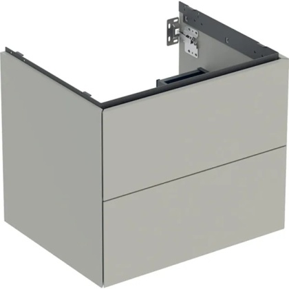 GEBERIT ONE Szafka pod umywalkę 60 cm, z dwoma szufladami, szarobeżowy
