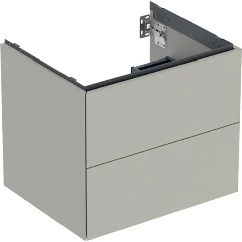 GEBERIT ONE Szafka pod umywalkę 60 cm, z dwoma szufladami, szarobeżowy