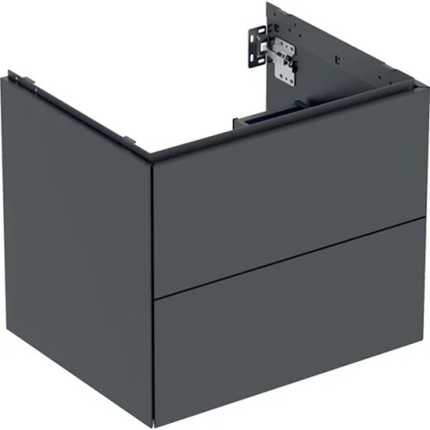 GEBERIT ONE Szafka pod umywalkę 60 cm, z dwoma szufladami, czarny