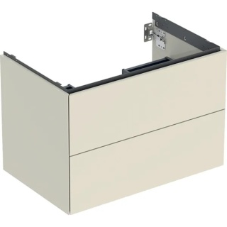 GEBERIT ONE Szafka pod umywalkę 75 cm, z dwoma szufladami, piaskowoszary