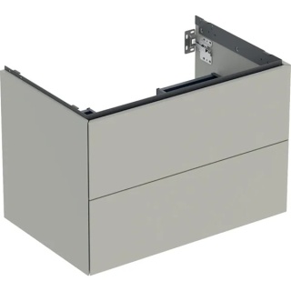 GEBERIT ONE Szafka pod umywalkę 75 cm, z dwoma szufladami, szarobeżowy