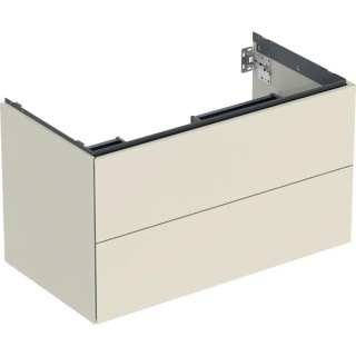 GEBERIT ONE Szafka pod umywalkę 90 cm, z dwoma szufladami, piaskowoszary