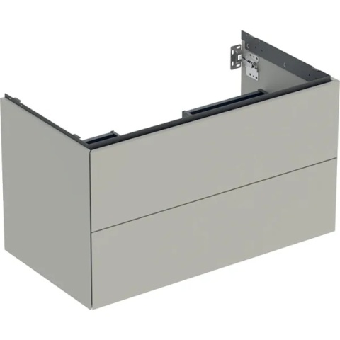 GEBERIT ONE Szafka pod umywalkę 90 cm, z dwoma szufladami, szarobeżowy