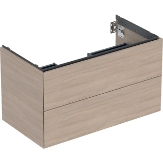 GEBERIT ONE Szafka pod umywalkę 90 cm, z dwoma szufladami, dąb