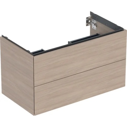 GEBERIT ONE Szafka pod umywalkę 90 cm, z dwoma szufladami, dąb