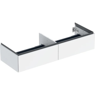 GEBERIT ONE Szafka pod umywalkę nablatową 135 cm, biały połysk